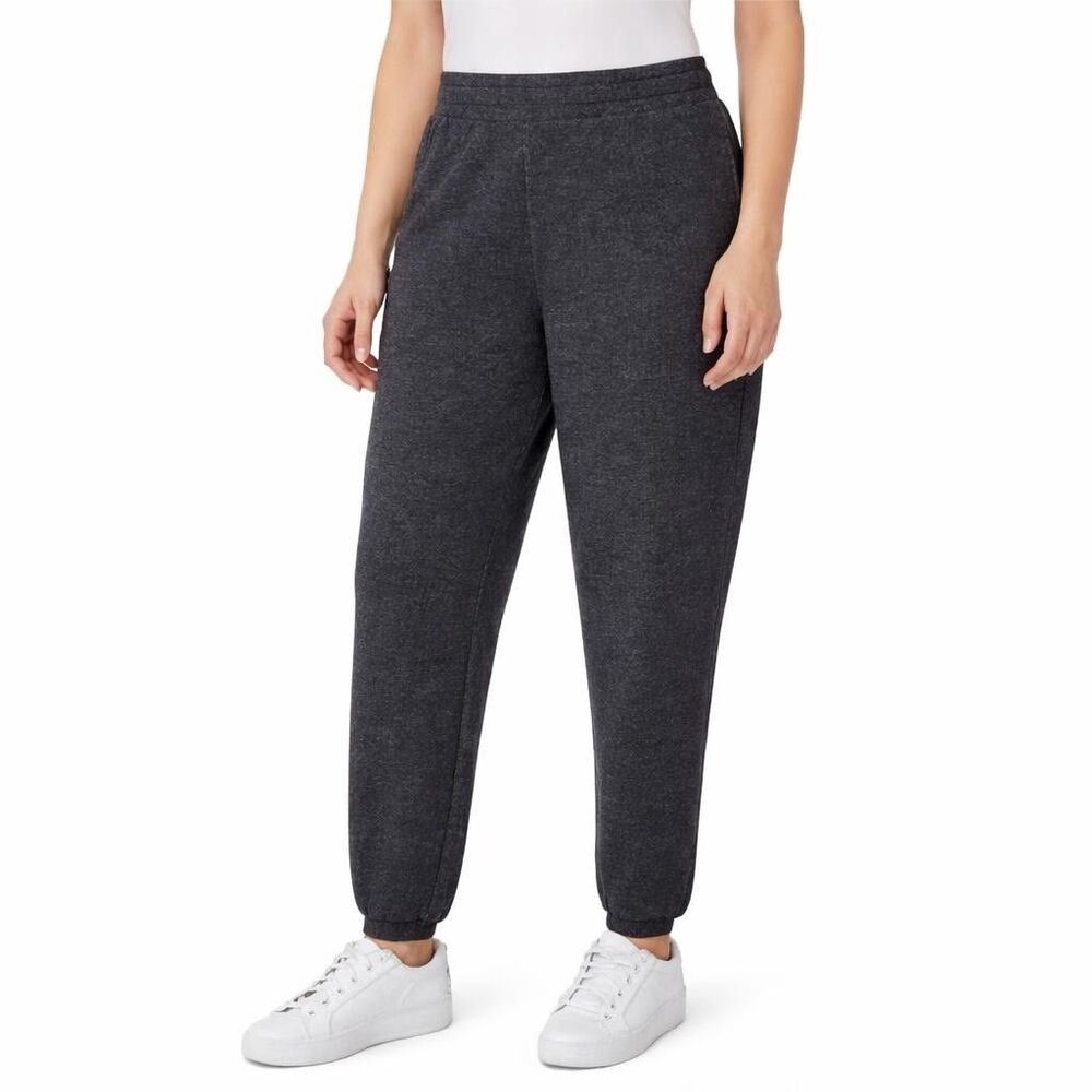 Mondetta Women's L Heathered Fleece Jogger Heather Black H1103
